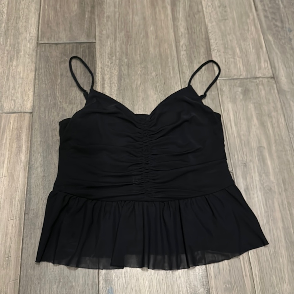 Black crop top